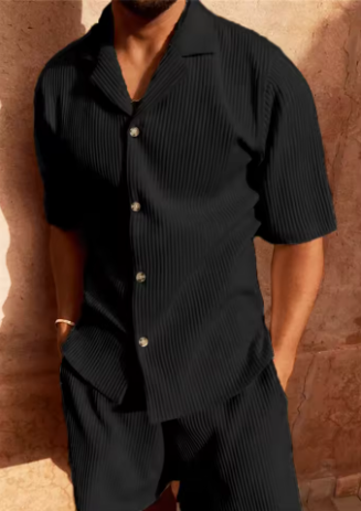 Shirt and shorts stretch beach casual outfit