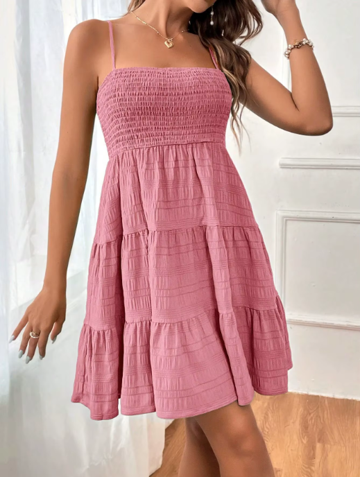 Bohemian Tarzı Kolsuz Backless Mini Elbise
