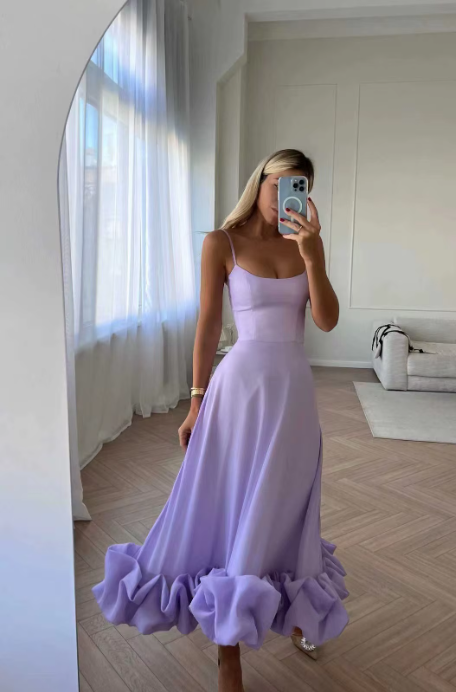 Romantic Chiffon Maxi Dress
