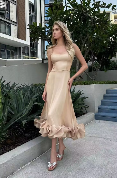 Romantic Chiffon Maxi Dress
