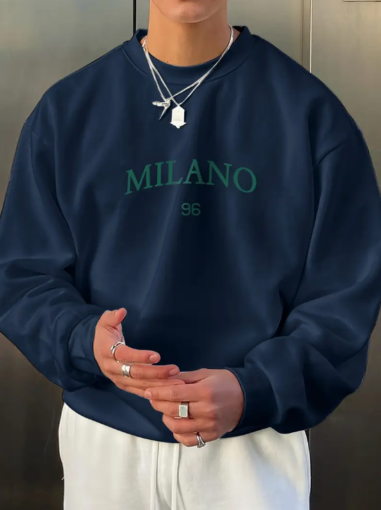 Modern Erkek Oversize Sweatshirt
