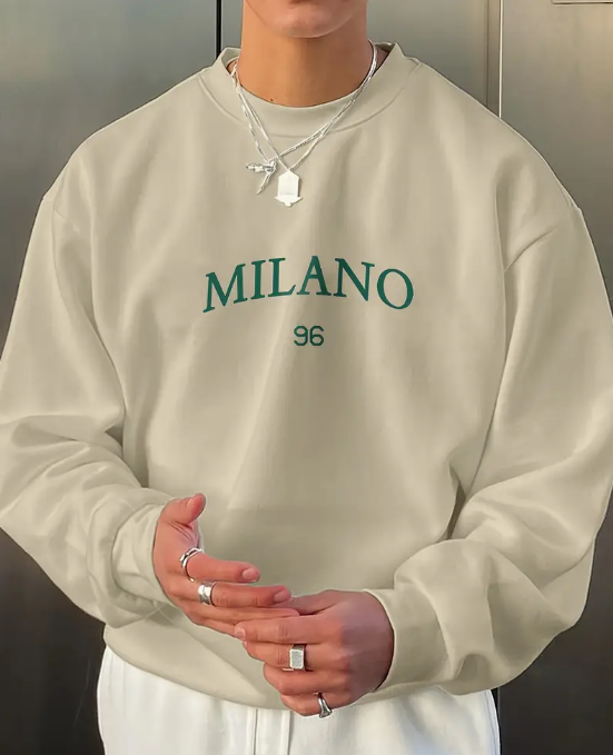 Modern Erkek Oversize Sweatshirt