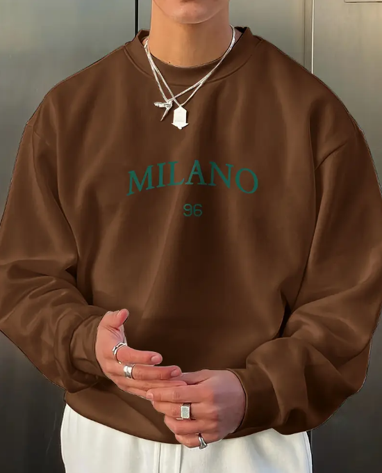 Modern Erkek Oversize Sweatshirt