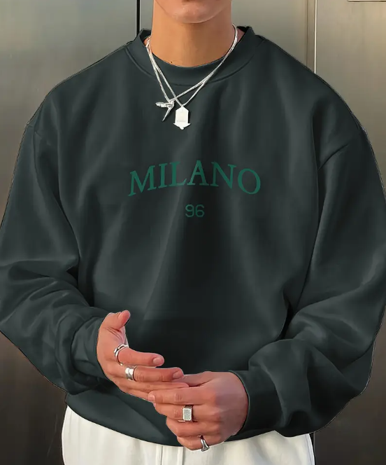 Modern Erkek Oversize Sweatshirt