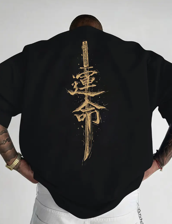 Samurai Knife Graphic T-Shirt