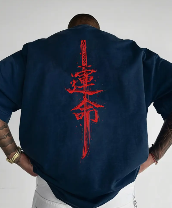 Samurai Knife Graphic T-Shirt