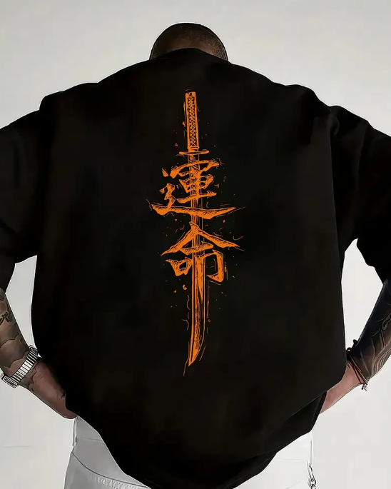 Samurai Knife Graphic T-Shirt