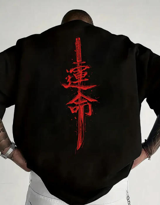 Samurai Knife Graphic T-Shirt