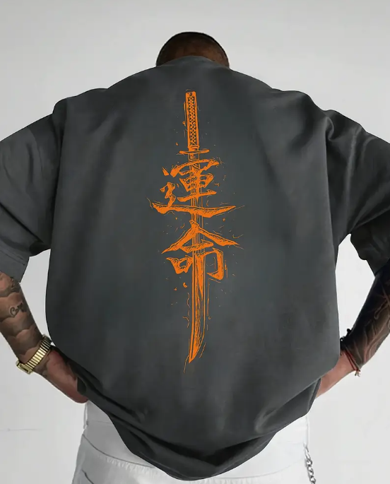 Samurai Knife Graphic T-Shirt