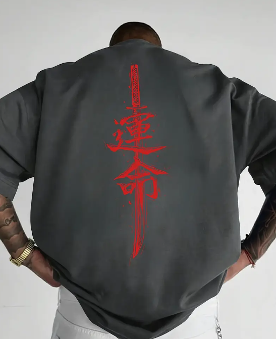 Samurai Knife Graphic T-Shirt