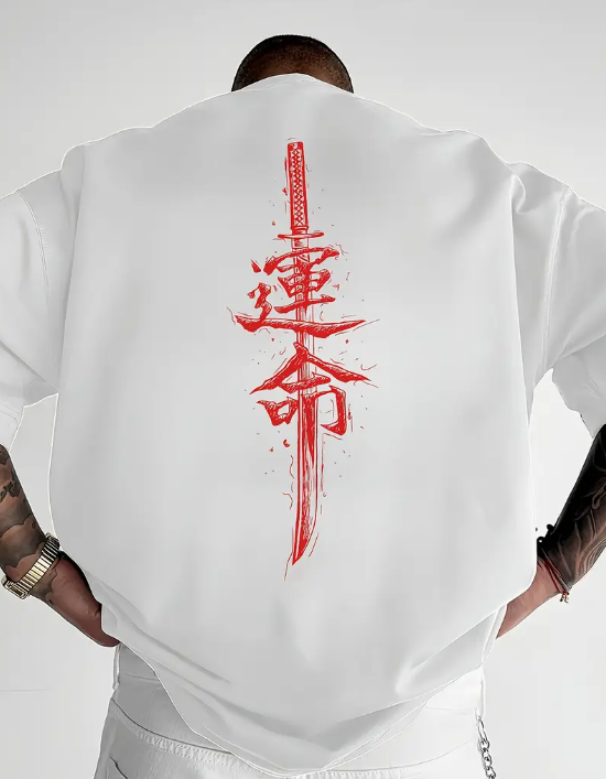 Samurai Knife Graphic T-Shirt