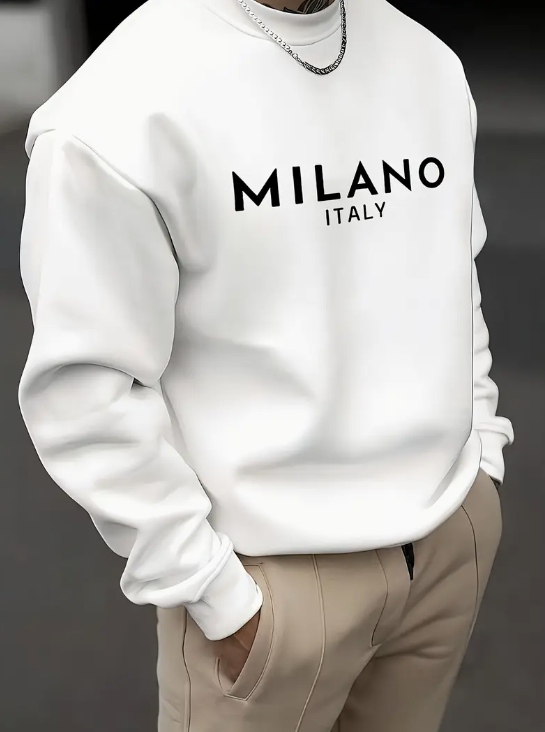 Whatever Baskılı Erkek Sweatshirt
