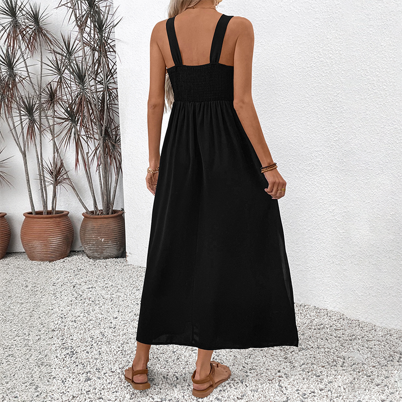 Luxury Bohemian Maxi Dress with Beach Evening Dress