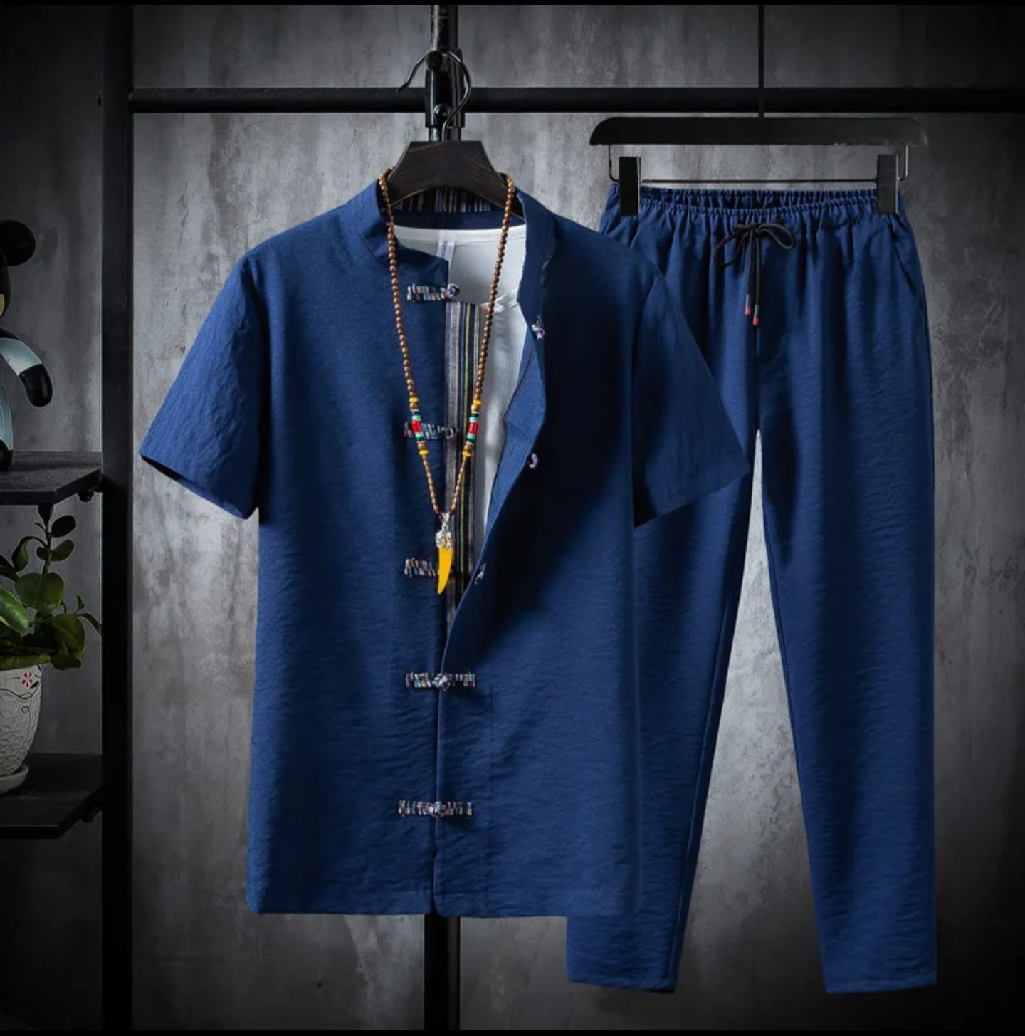 Simple and Stylish Men's Shirt Summer Set